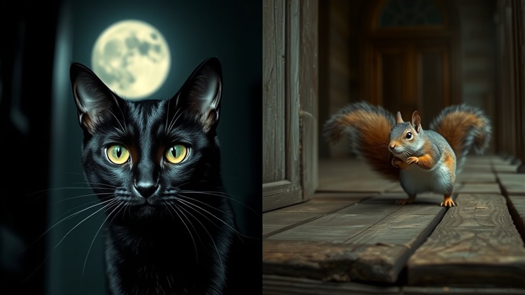 animals may ignore spirits