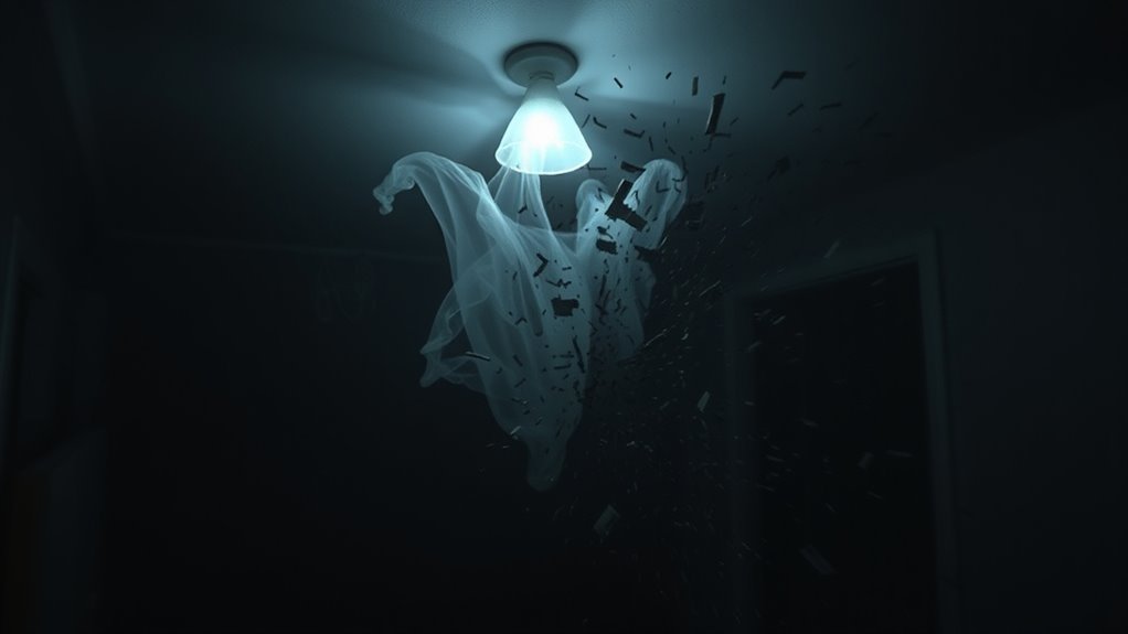 apparitions noises objects flying