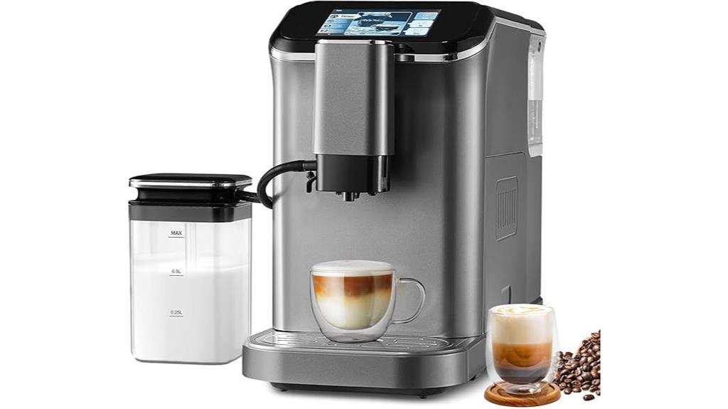 automatic espresso with milk
