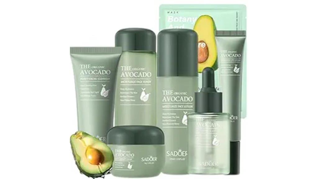 avocado skin care set
