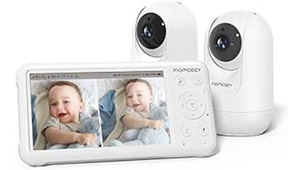 baby monitor with dual cameras