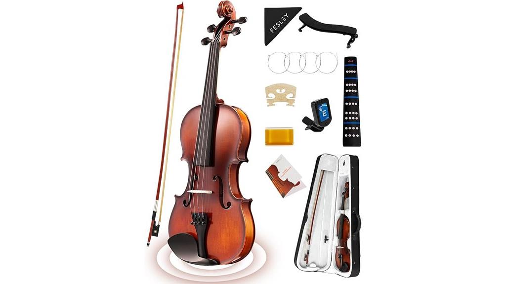 beginner fesley 4 4 violin set