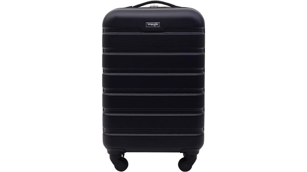 black 20 inch spinner luggage