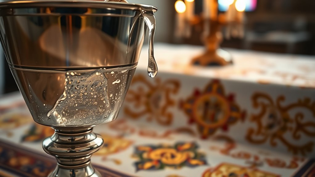 blessing sacred ritual elements