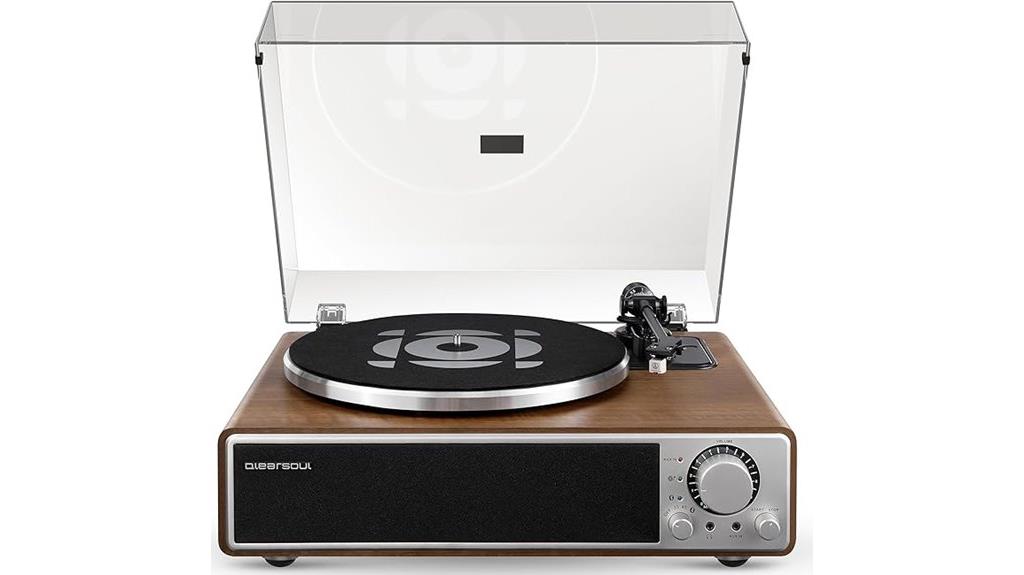 bluetooth all in one turntable