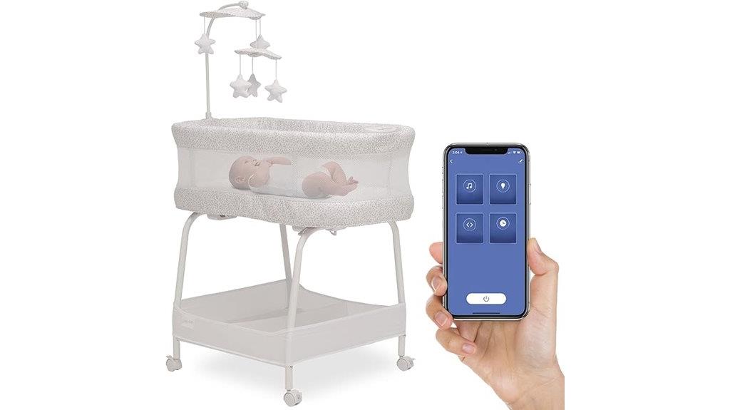 bluetooth enabled bassinet alloy