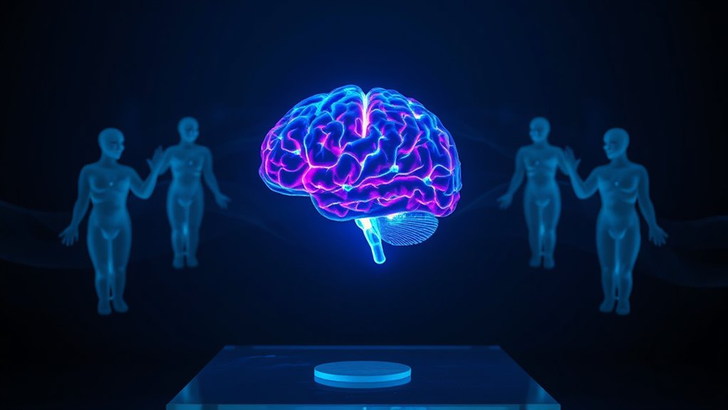 brain constructs subjective reality