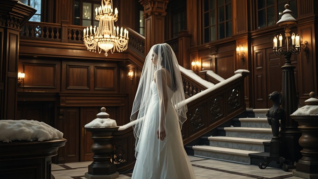 bride disappearance haunted staircase