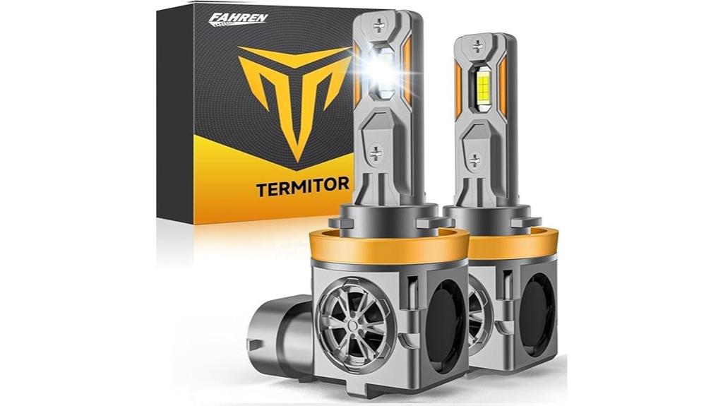 bright cool white headlights