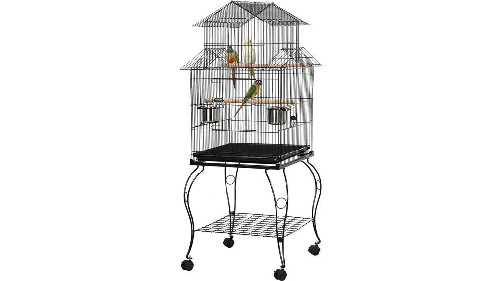 budgie cage with stand