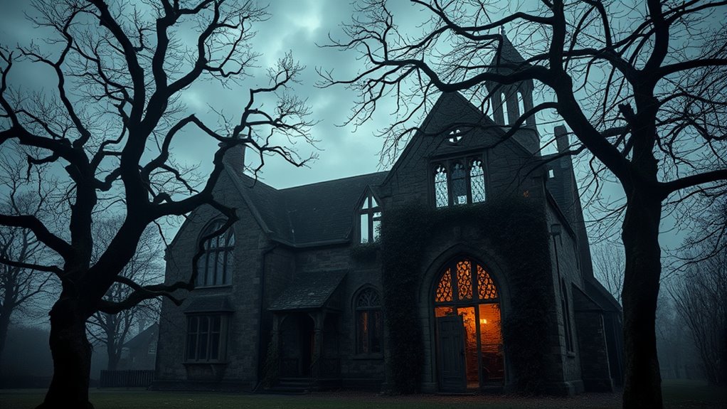 building mysteriously burned down