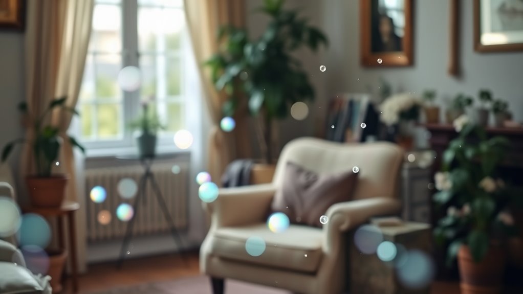 camera particles cause bright orbs