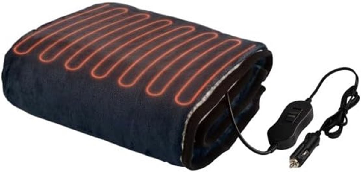 car travel heated blanket