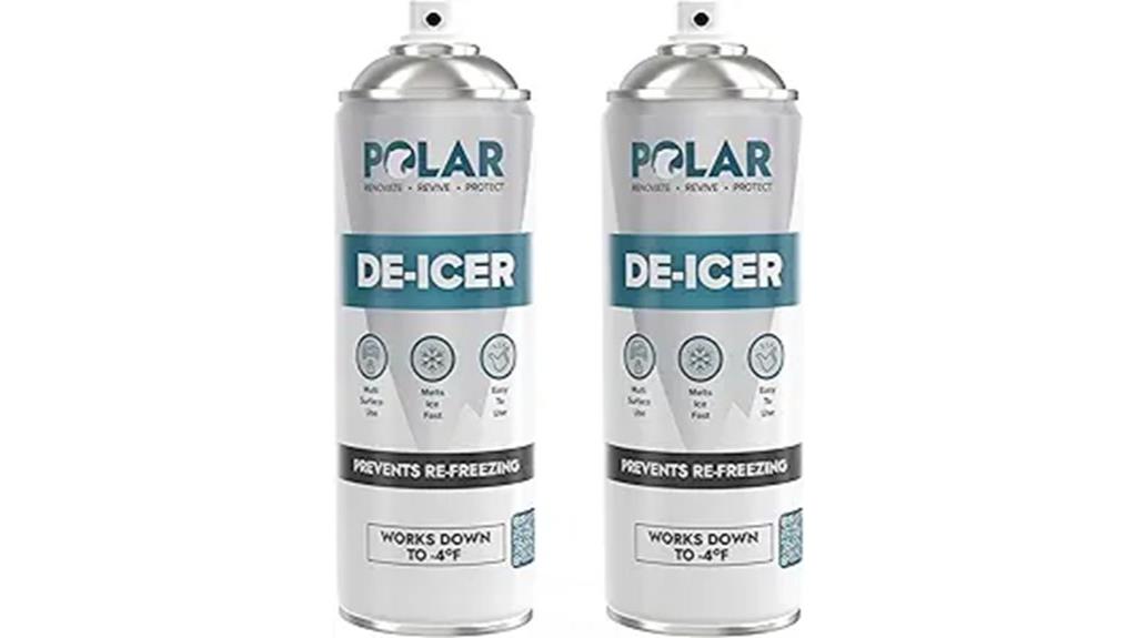 car windshield de icer spray