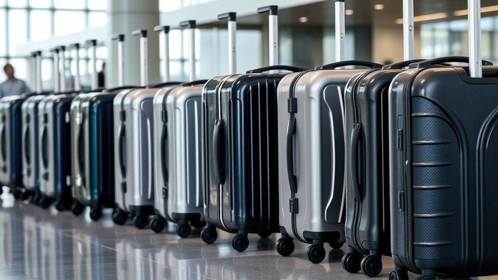 carry on suitcases with batteries
