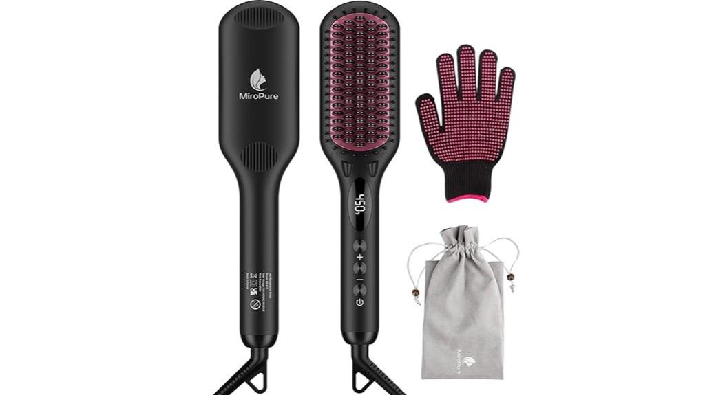 ceramic ionic hair brush