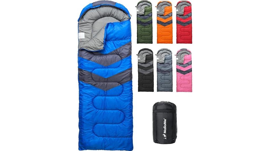 children and adult sleeping bags