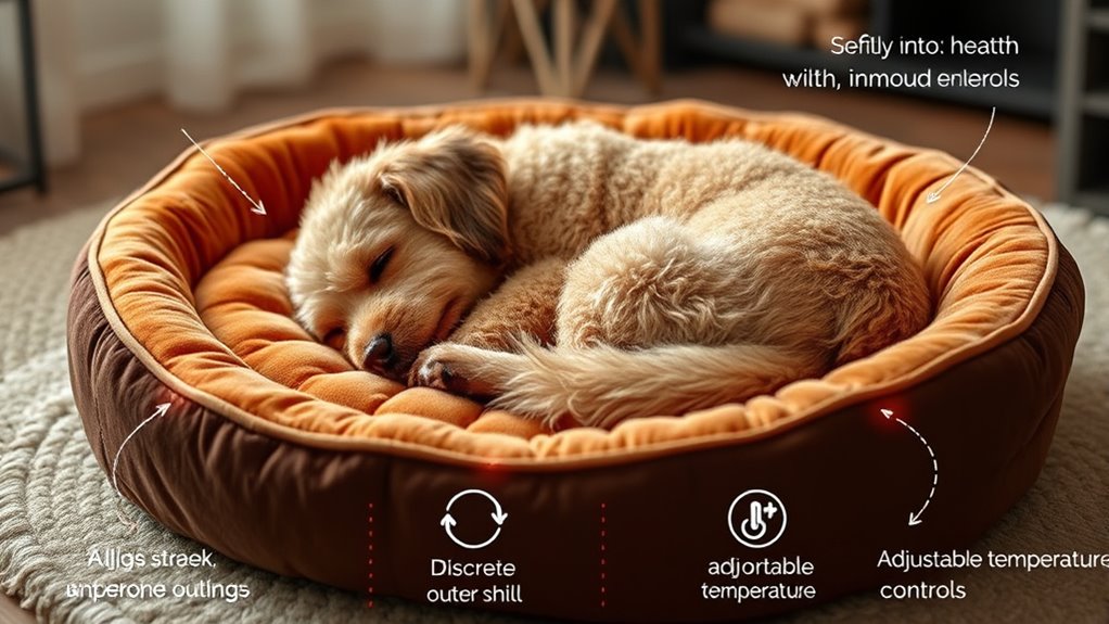 choosing safe pet heated beds