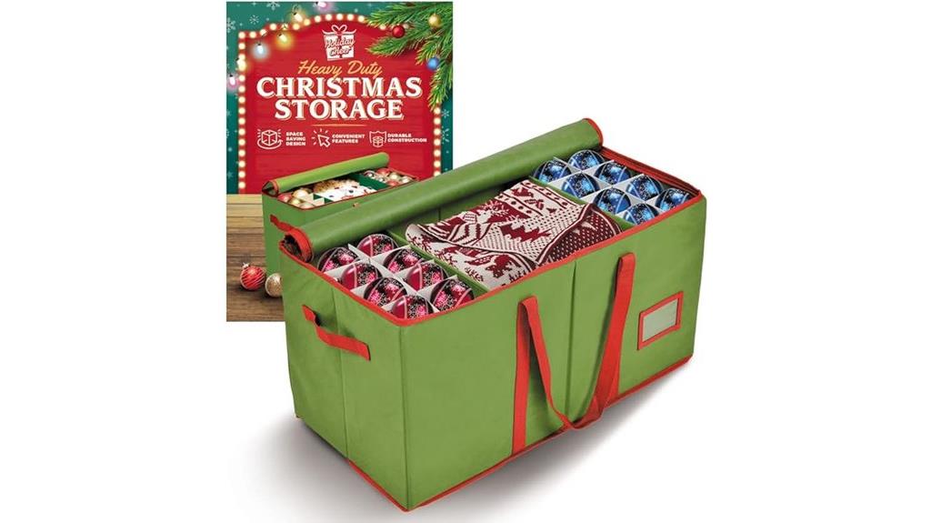 christmas ornament storage container