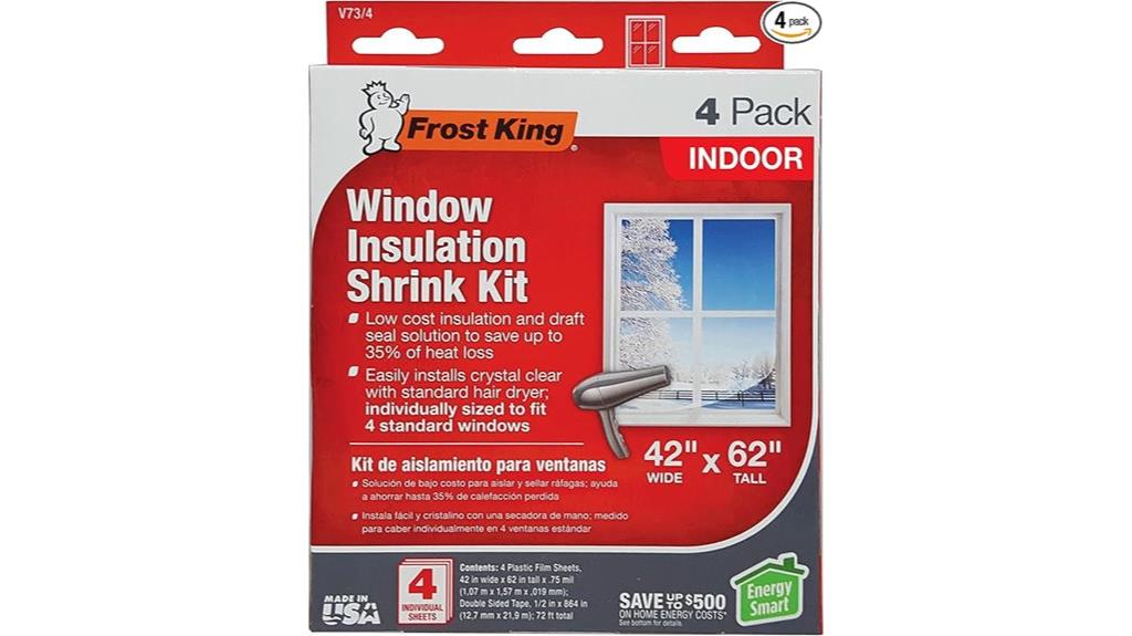 clear frost king shrink film