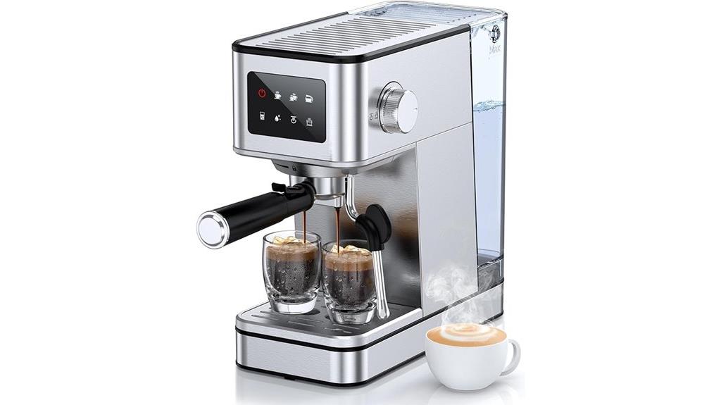coffee maker with frother