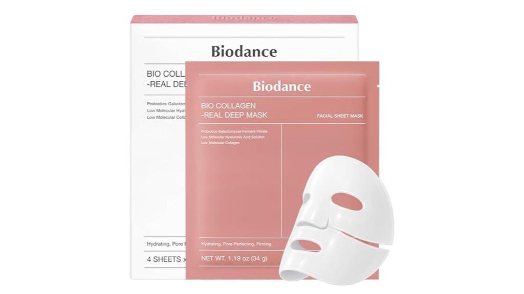 collagen mask four pack