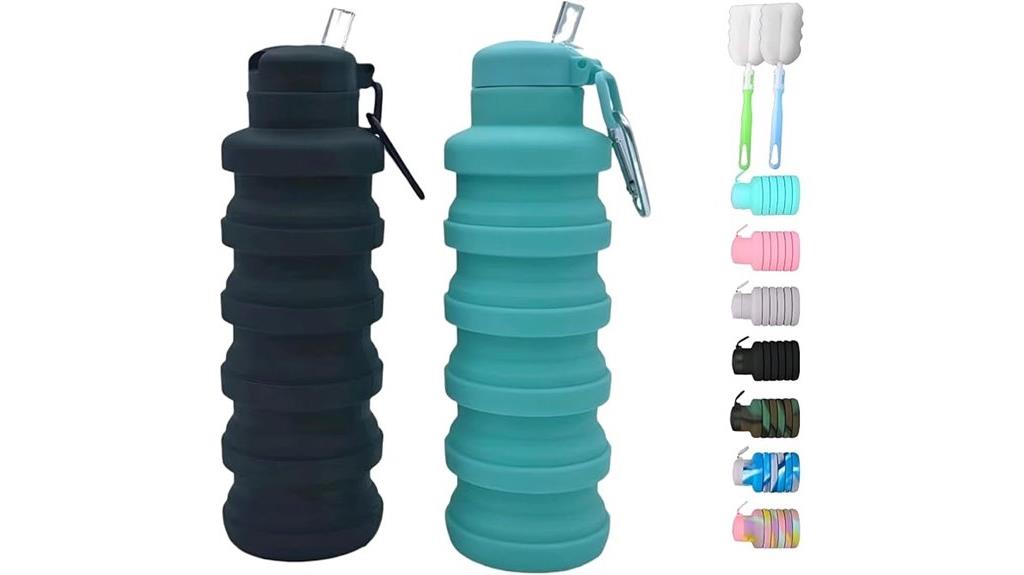 collapsible bpa free water bottles