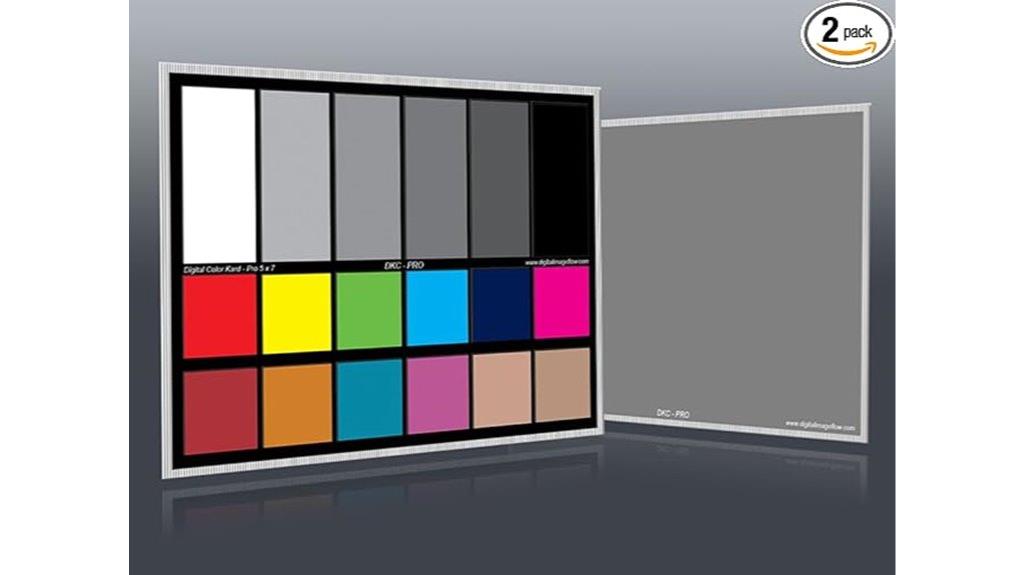 color calibration charts set