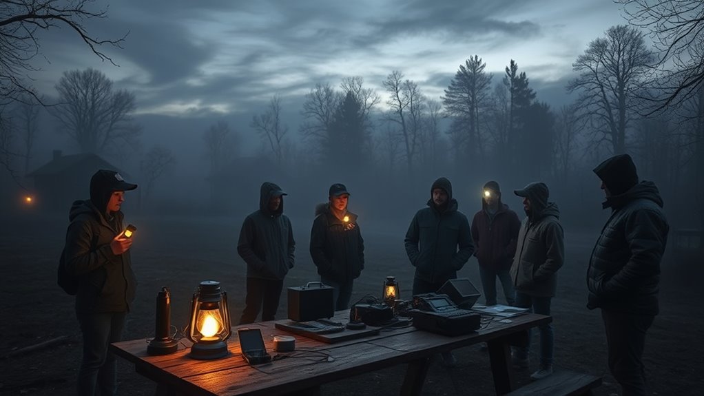 community ghost hunt teamwork