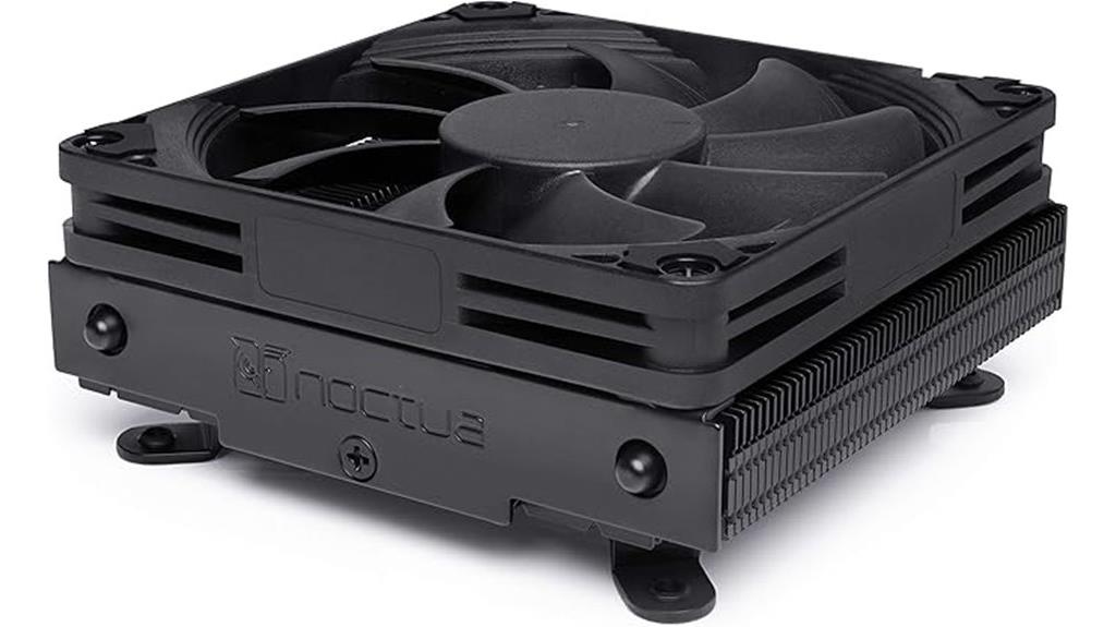 compact black cpu cooler