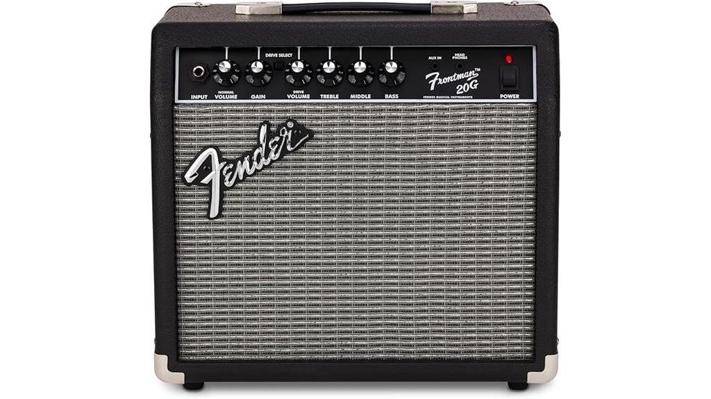 compact practice guitar amplifier