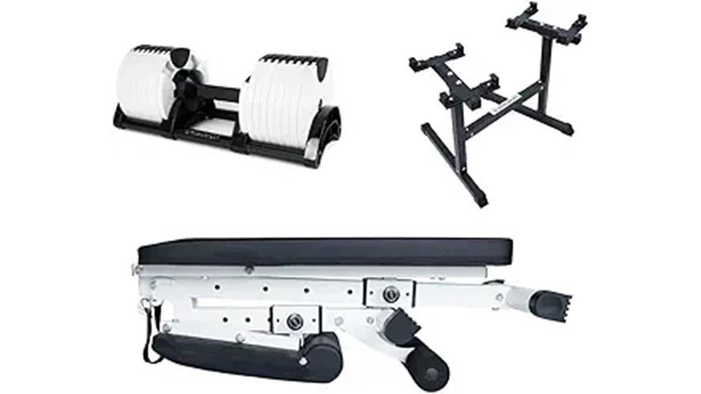 complete adjustable dumbbell set