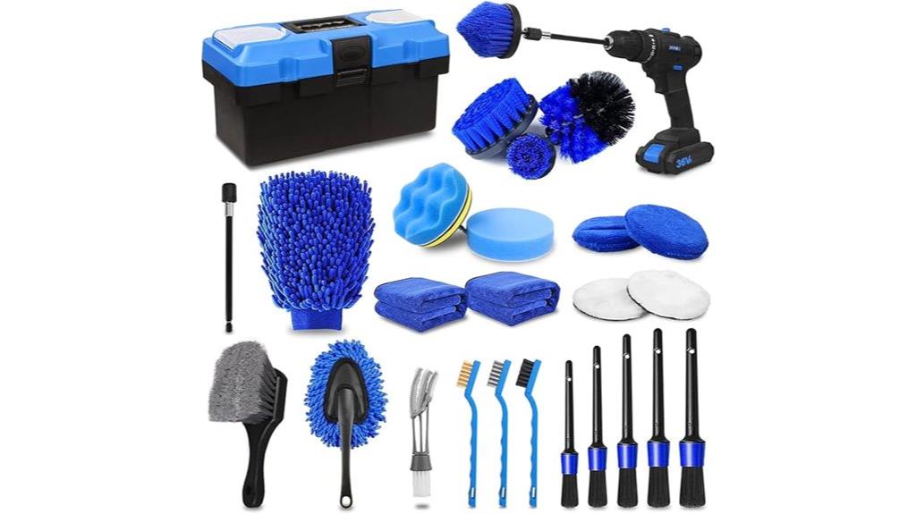 complete car cleaning set