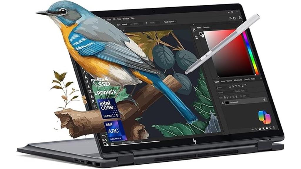 convertible touchscreen laptop with gpu