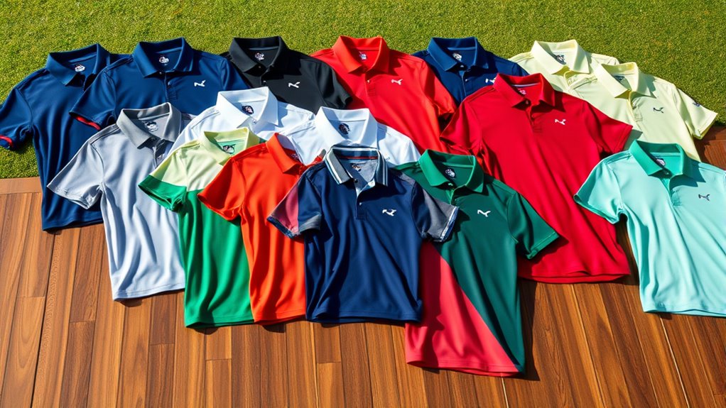 cool stylish golf polos