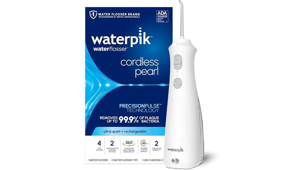 cordless portable water flosser