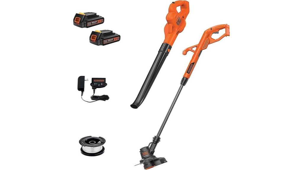 cordless trimmer and blower