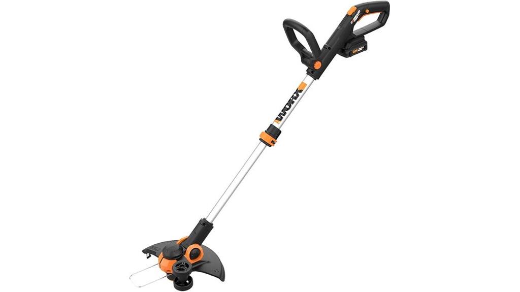 cordless trimmer with edger