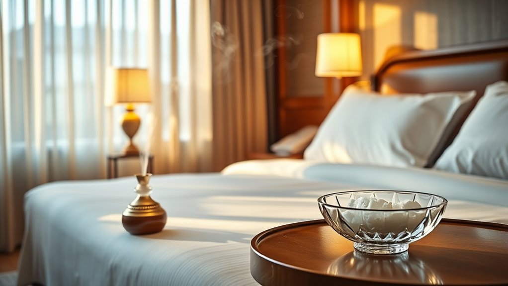 create calm aromatic atmosphere