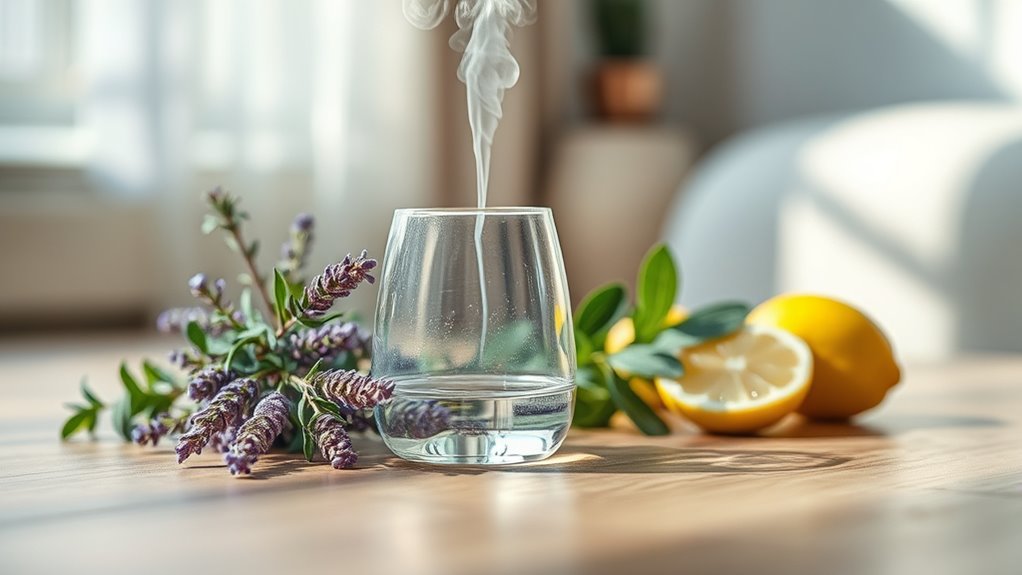 create calming aromatic ambiance