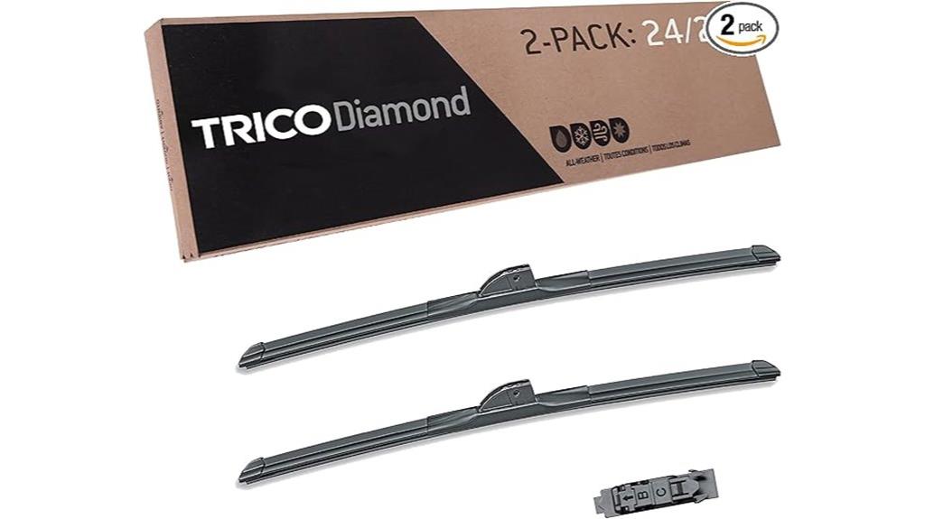 diamond shaped windshield wipers