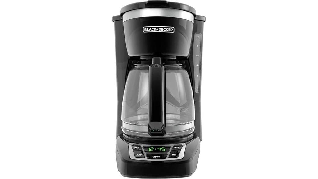 digital 12 cup coffee maker