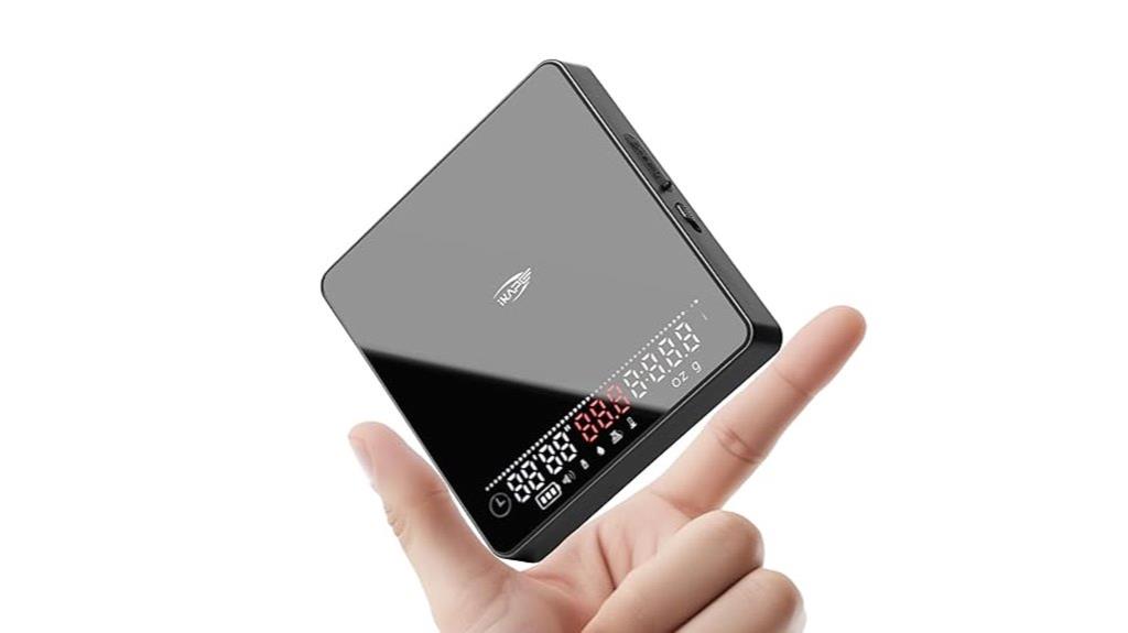 digital coffee scale with timer
