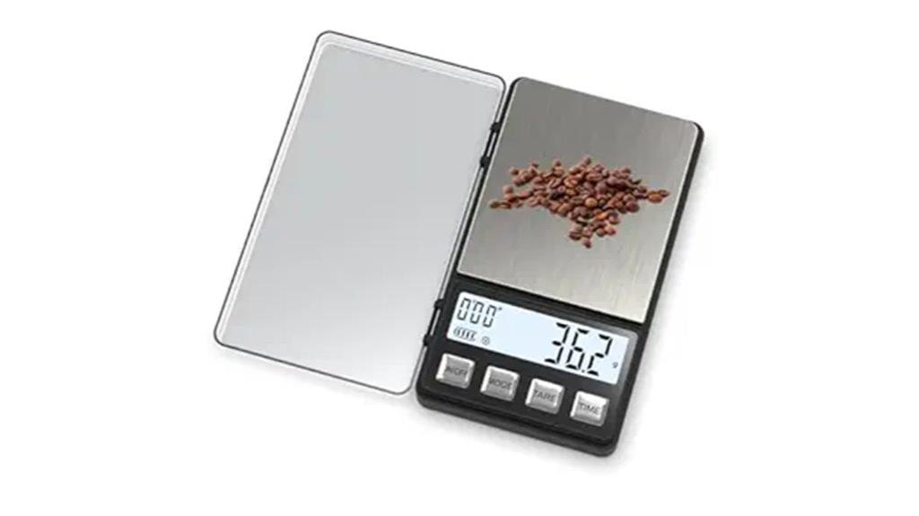 digital espresso scale with timer