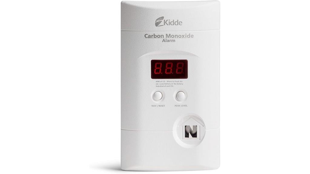 digital led carbon monoxide detector