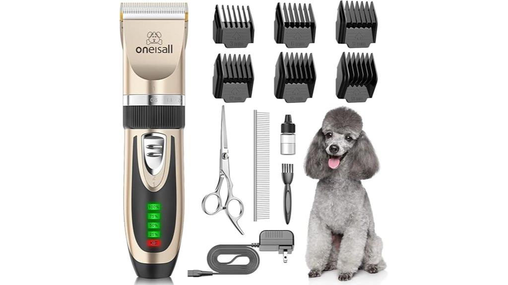 dog grooming cordless kit