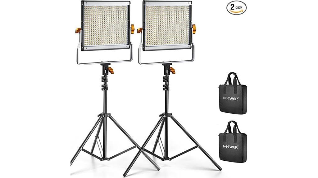 dual color led video lighting