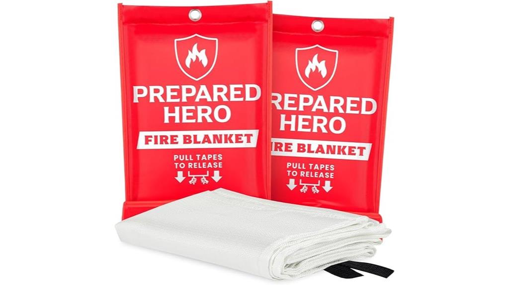 dual fire blanket pack