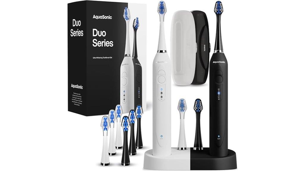 dual handle electric toothbrush