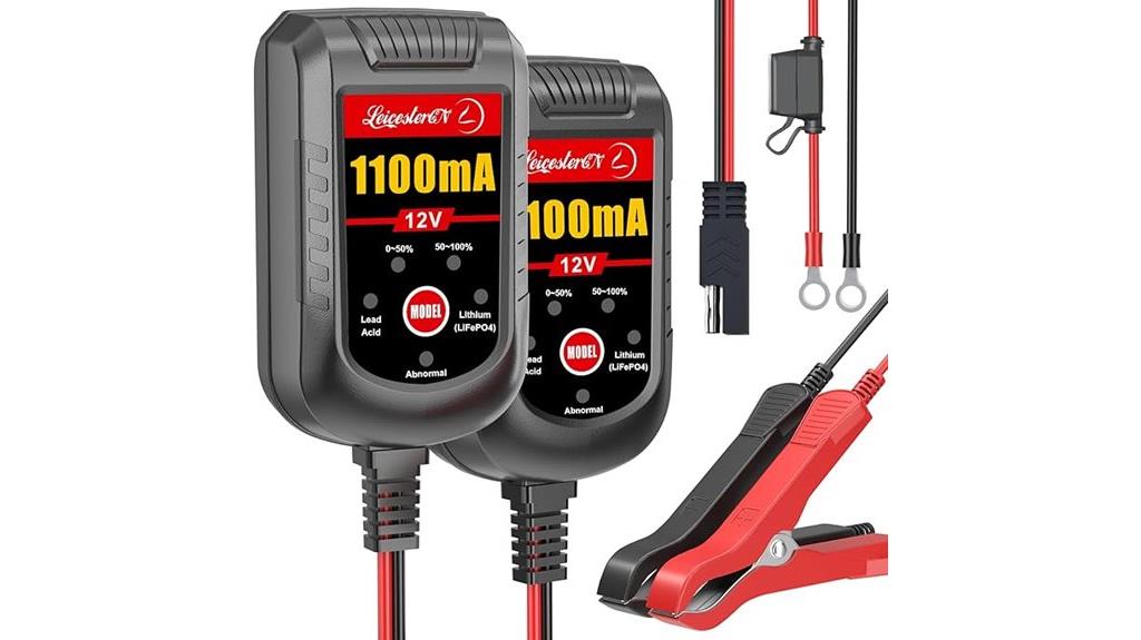 dual pack 12v battery charger
